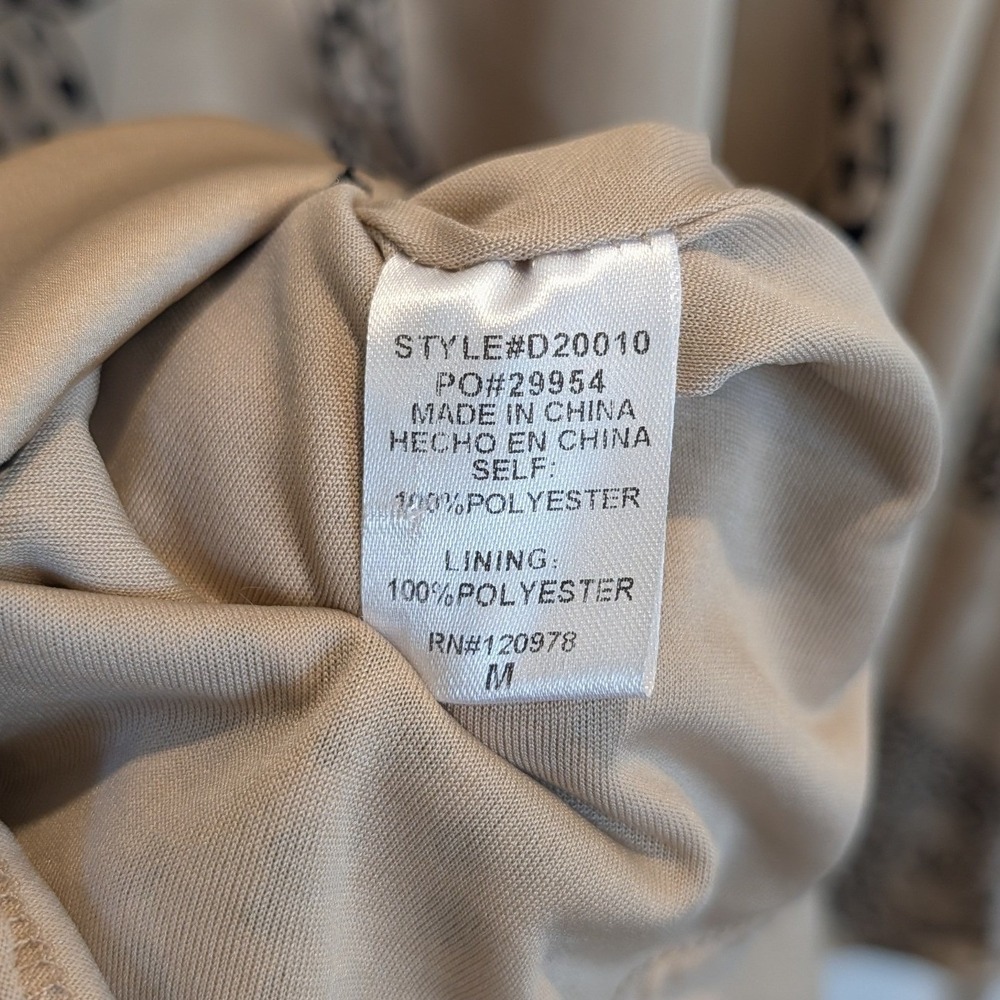 Entro Leopard Print Satin Dress - Picture 6 of 10